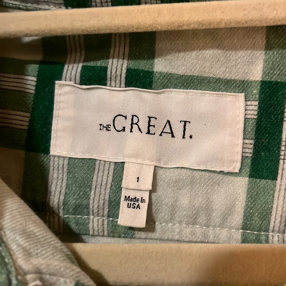 The Great Plaid Print Long Sleeve Button-Up Top - Picture 3 of 3